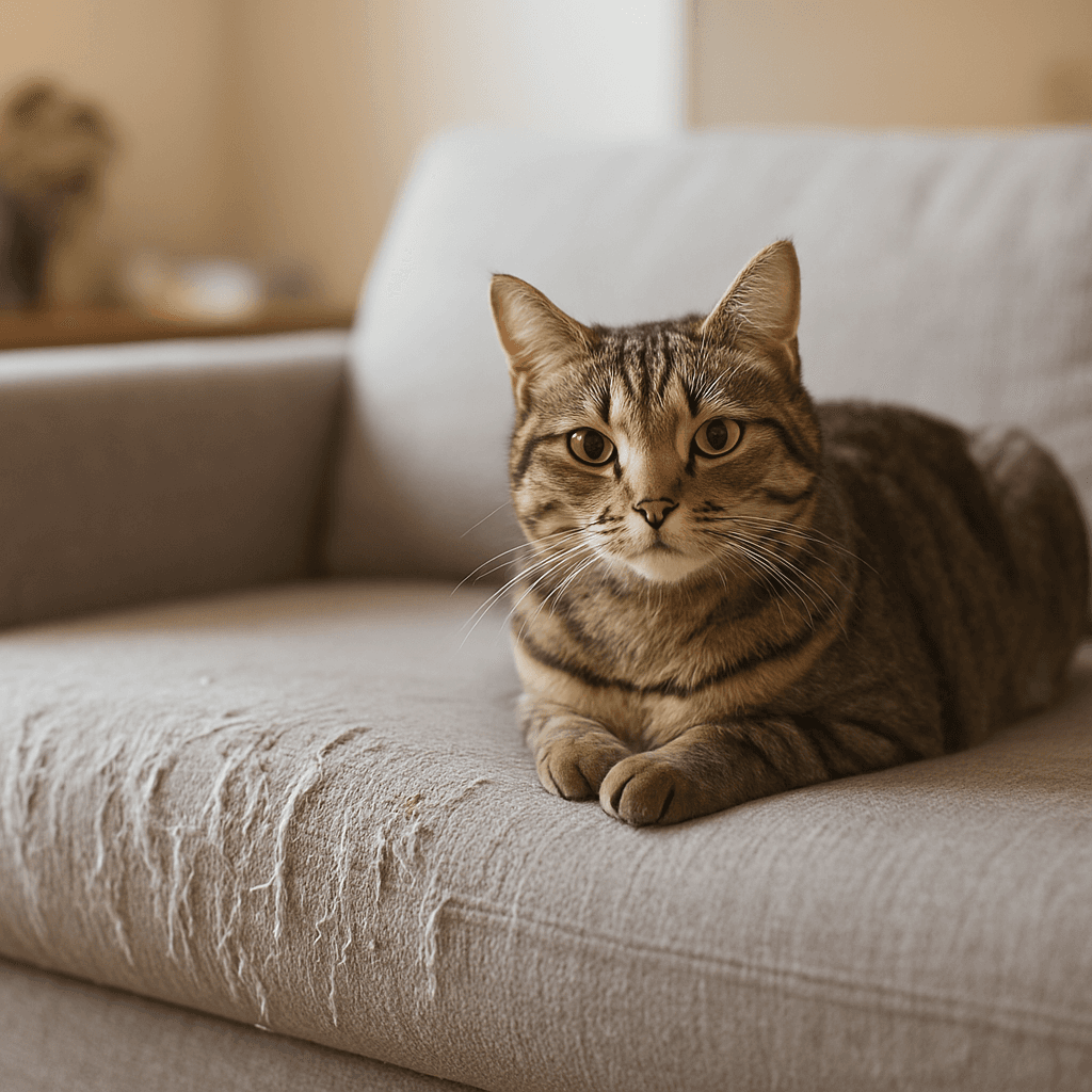 Griffades sur le canapé : stop en 10 jours