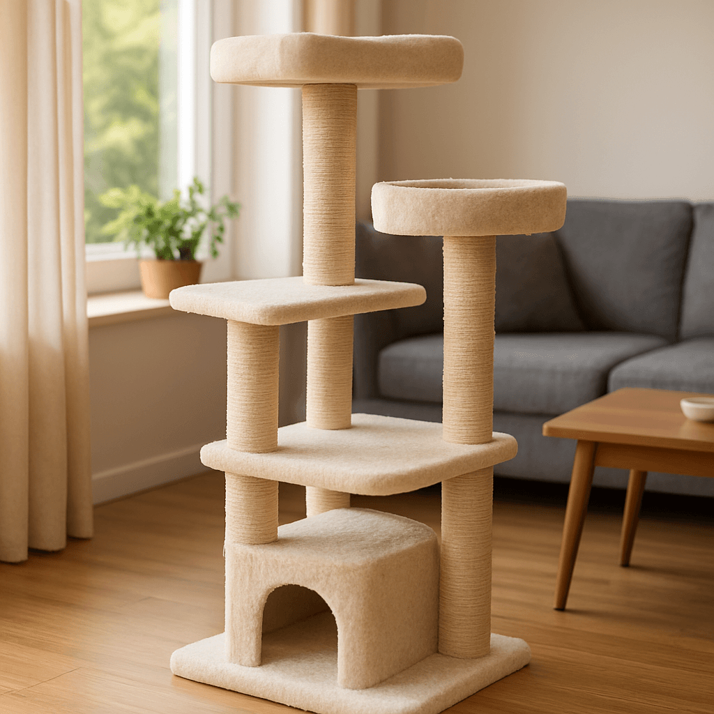 Arbre à chat pour gros chats : stable, grand et durable