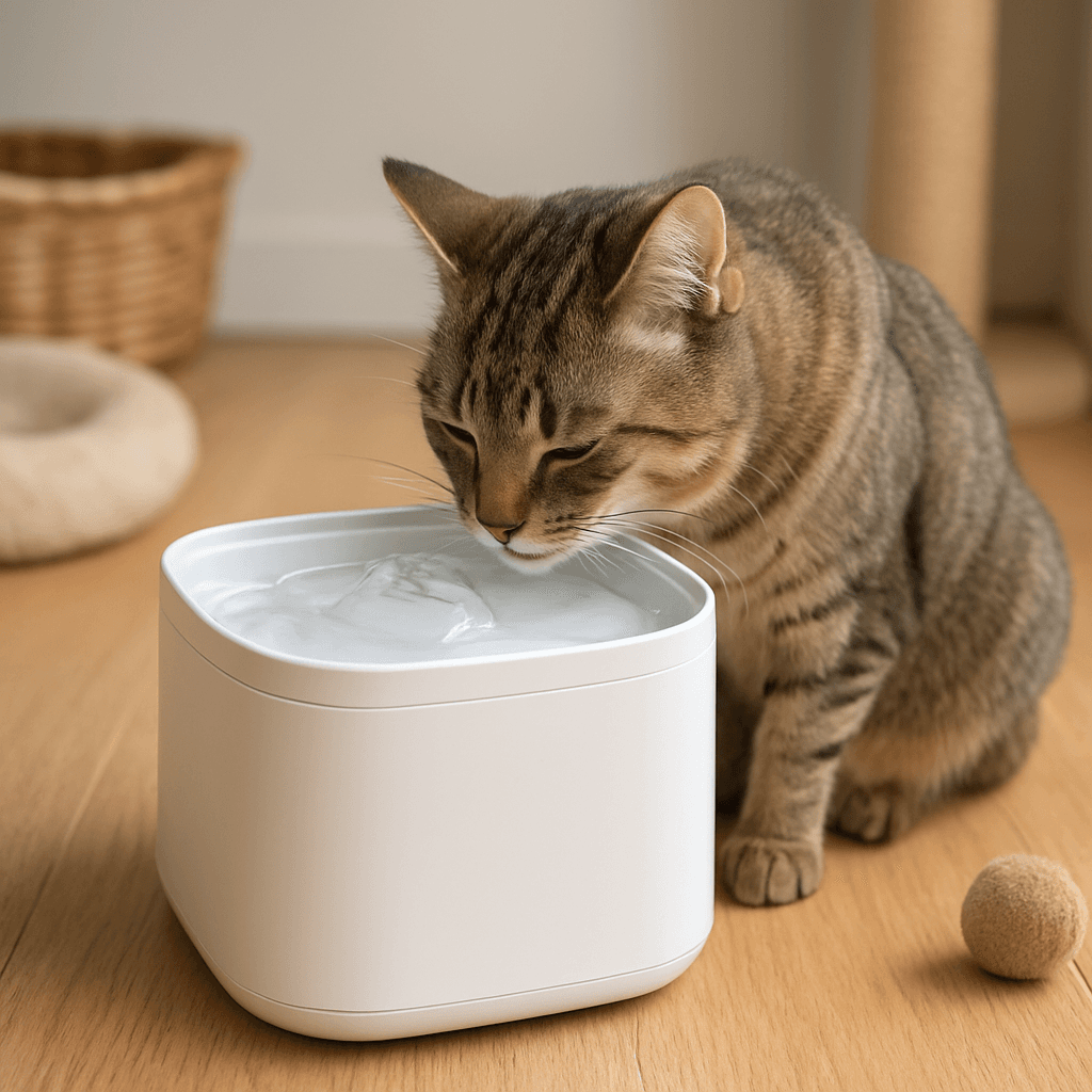 Fontaine à eau pour chat : choisir, installer et entretenir