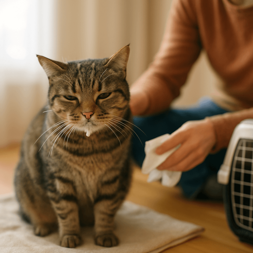 Coryza du chat : symptômes, isolement et soins rapides