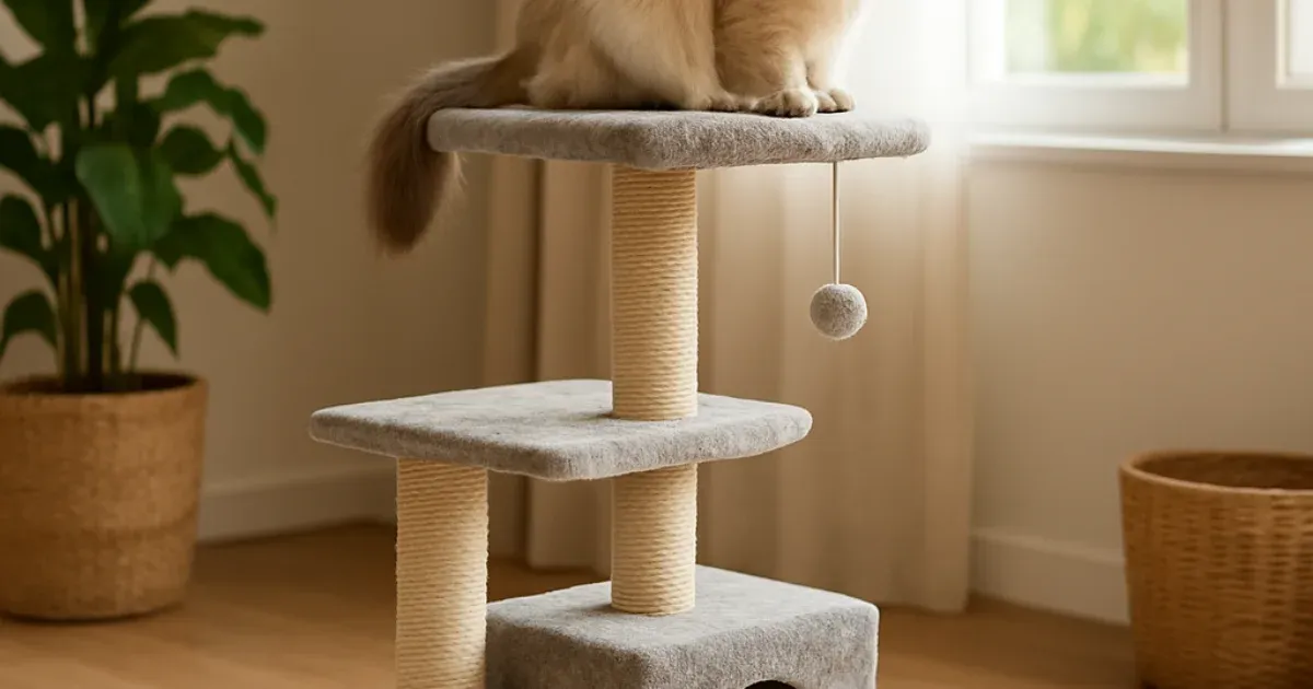 Arbre à chat anti-basculement : sécurité et stabilité