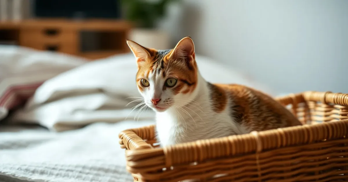 Où mettre le panier du chat ? 7 coins qui le rassurent