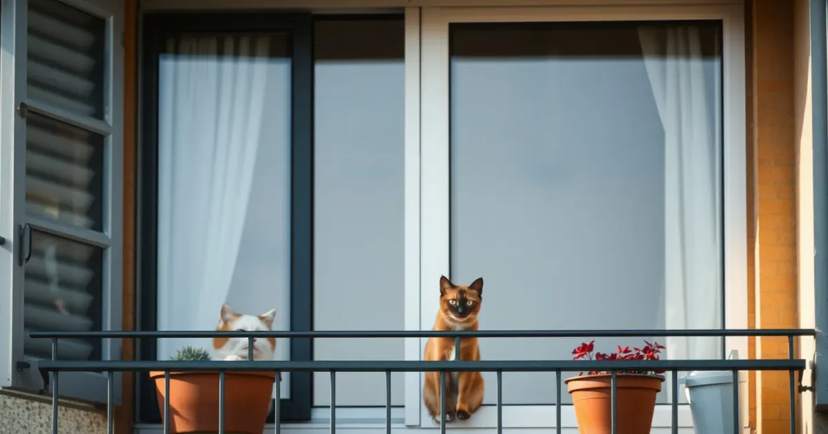 Fenêtres et balcon : mon plan anti-chute pour ton chat