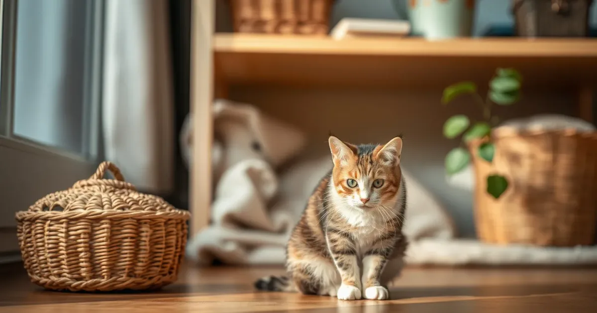 Déménagement : une pièce refuge pour ton chat en 1h