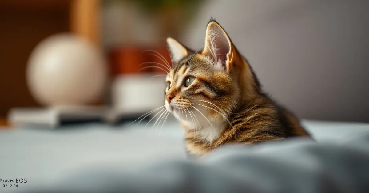 Chat caché qui tremble : peur passagère ou douleur ?