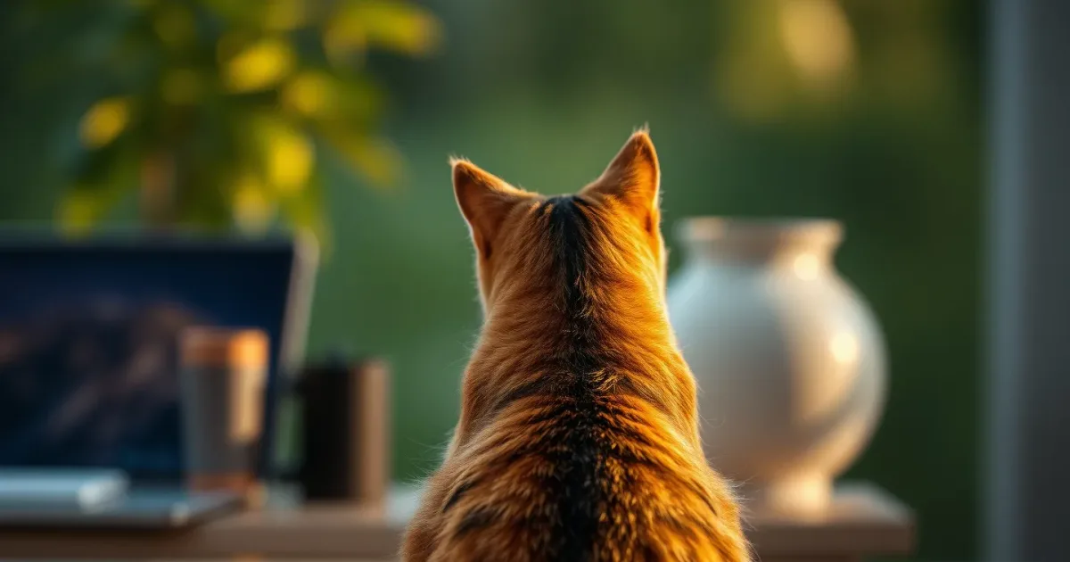 Caméra et chat seul : repérer les signaux sans stress