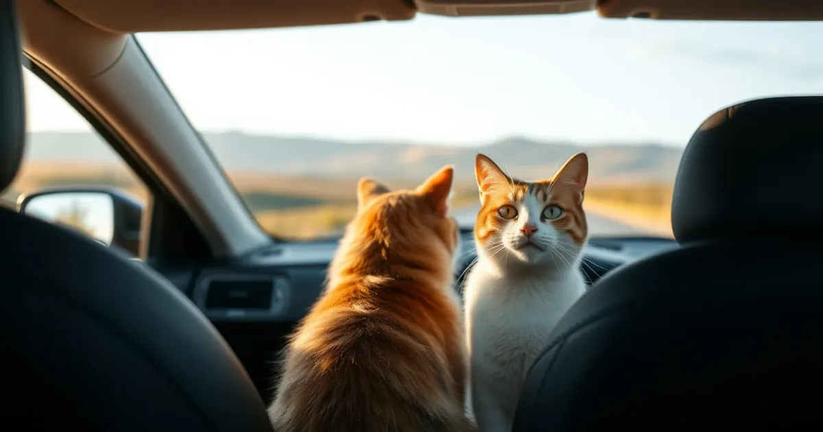 Voyager en voiture avec ton chat : kit + pauses zen